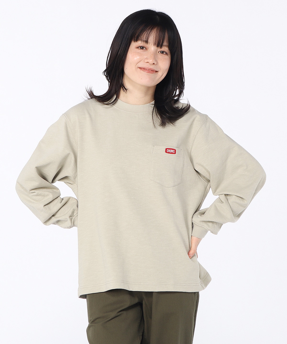 Keystone L/S Pocket Crew Top|CHUMS(チャムス)|アウトドア