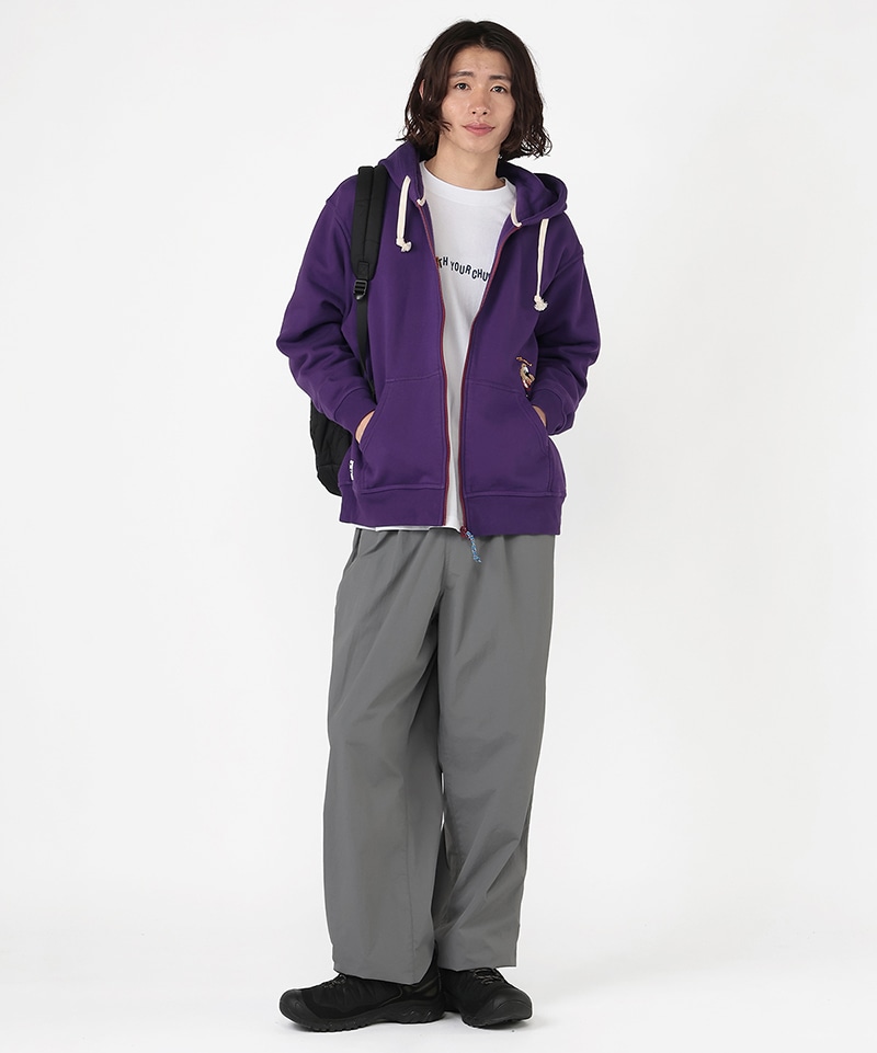 Chevon FC限定 50着限定 パーカー 紫 Fluffy Booby Zip Parka|CHUMS(チャムス)|アウトドアファッション公式通販
