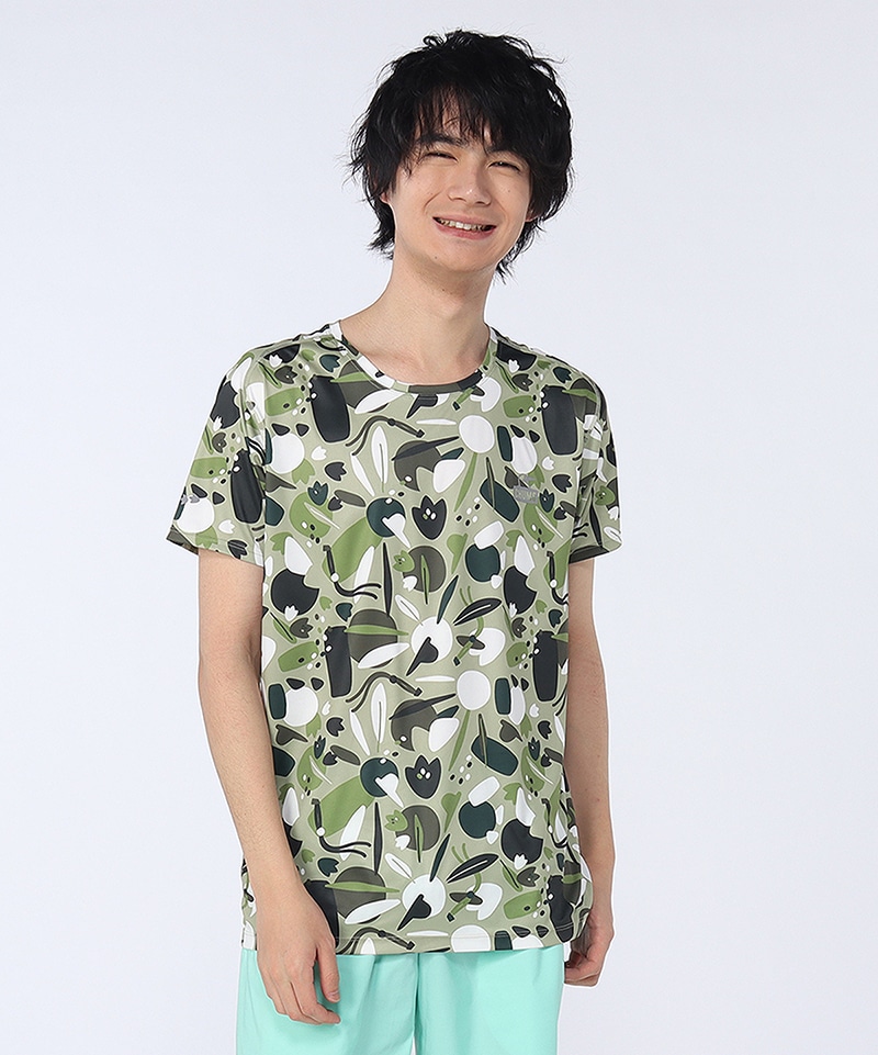 Running Patterned T-Shirt|CHUMS(チャムス)|アウトドアファッション