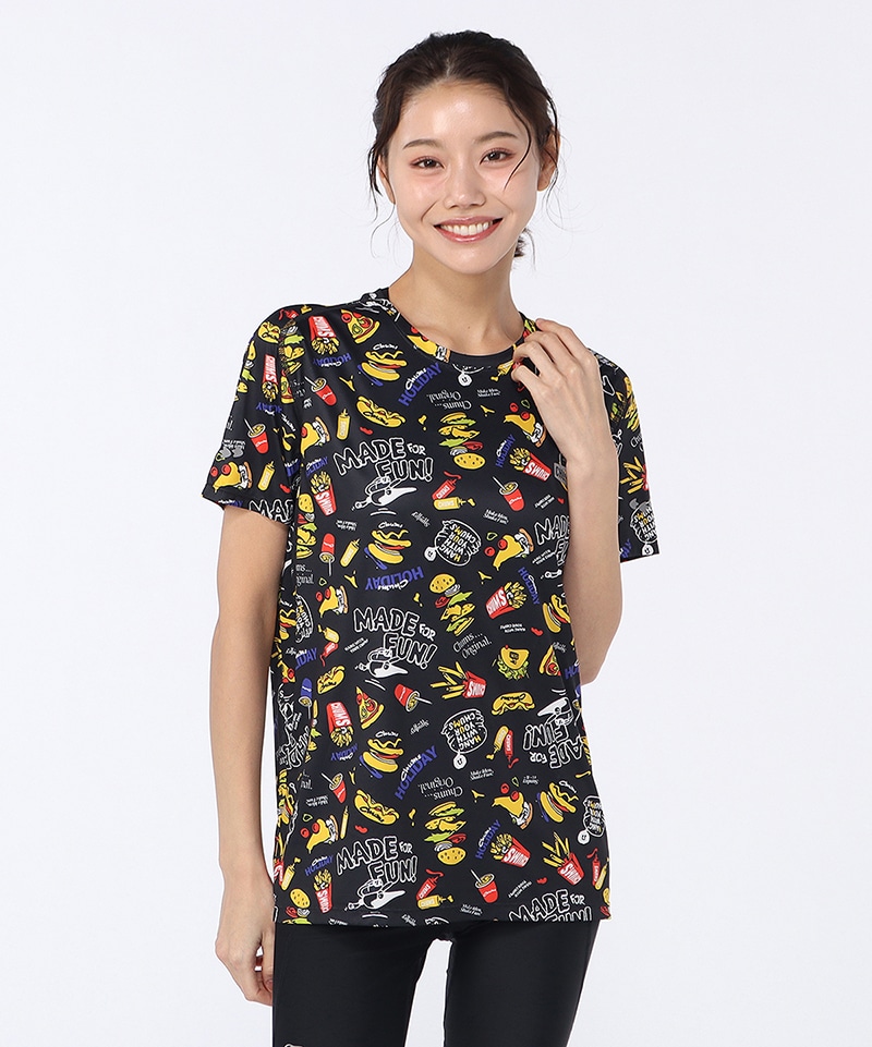 Running Patterned T-Shirt|CHUMS(チャムス)|アウトドアファッション Running Patterned T-Shirt|CHUMS(チャムス)|アウトドアファッション