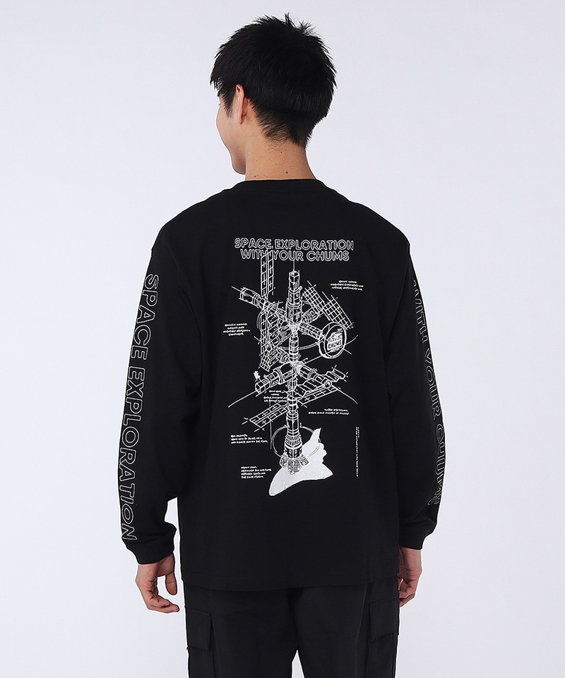 Space Dock L/S T-Shirt|CHUMS(チャムス)|アウトドアファッション公式通販