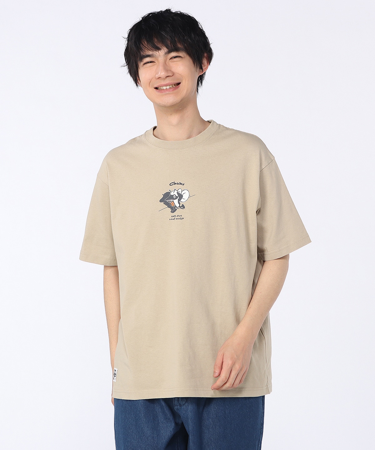 CHUMS コットンバディフット ベージュ Anti-Bug Light T-Shirt|CHUMS(チャムス)|アウトドアファッション公式通販