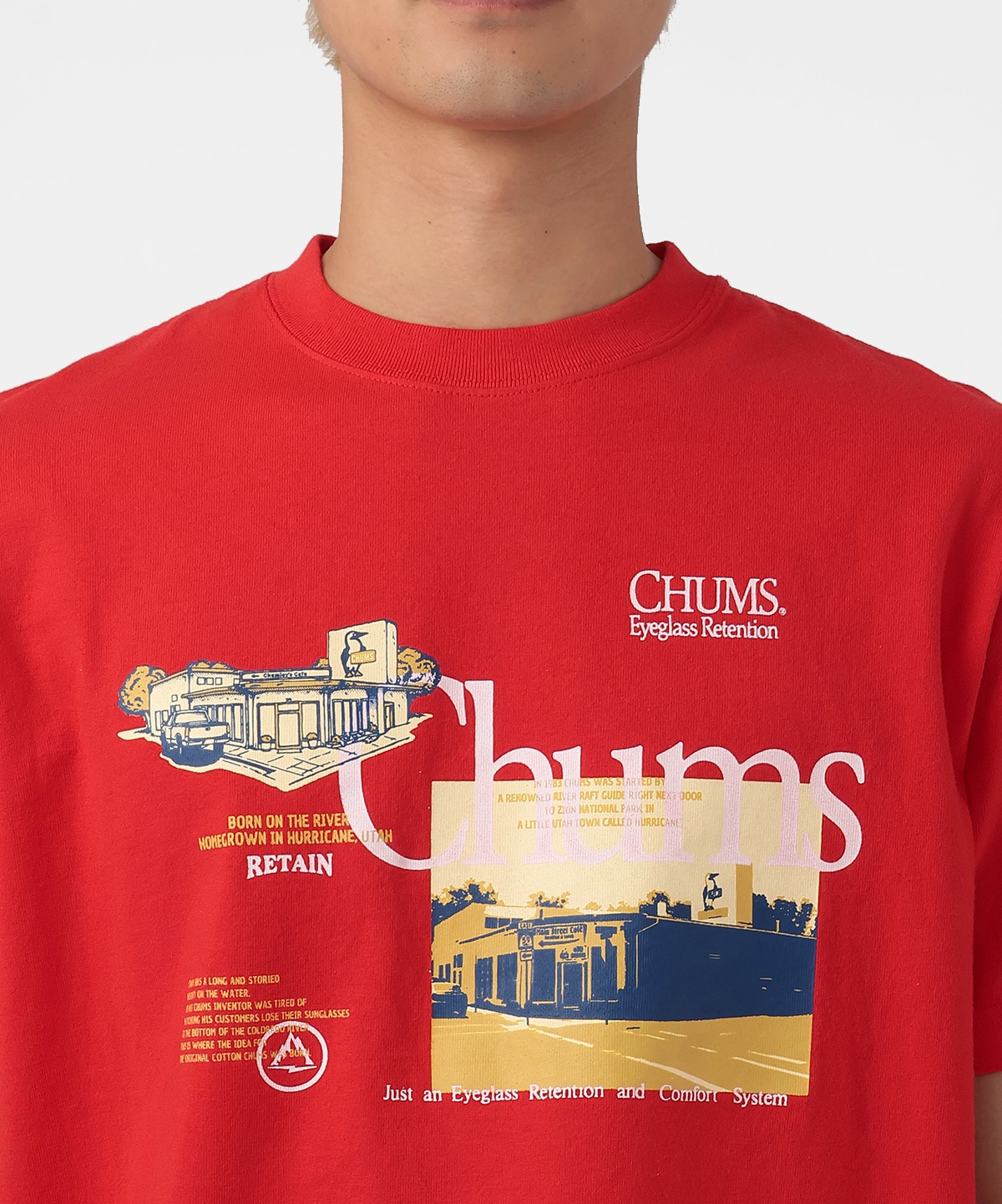 CHUMS USA Factory T-Shirt|CHUMS(チャムス)|アウトドアファッション