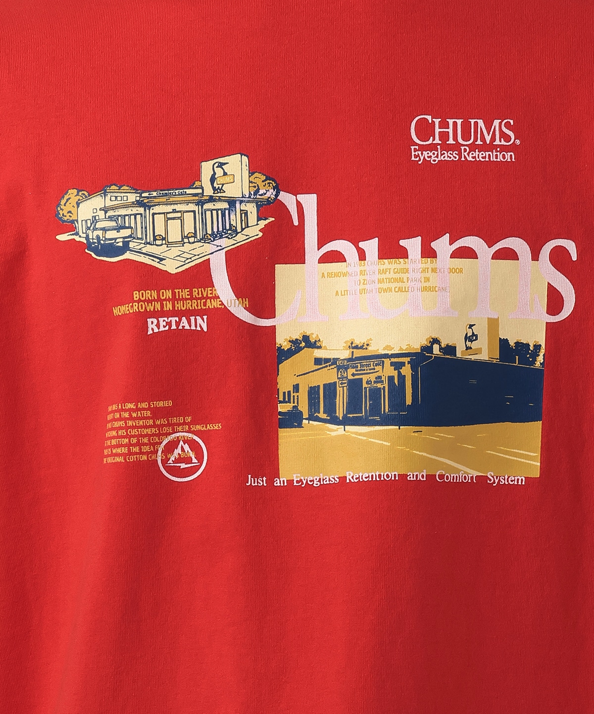 CHUMS USA Factory T-Shirt|CHUMS(チャムス)|アウトドアファッション 
