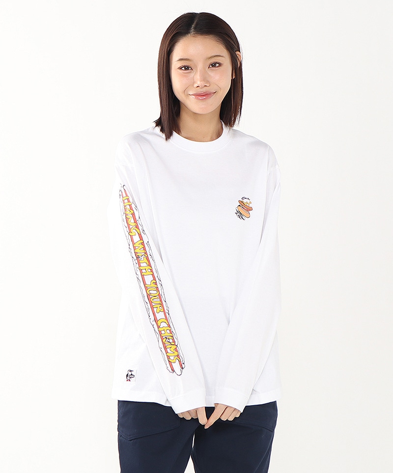 HWYC Hot Dog L/S T-Shirt|CHUMS(チャムス)|アウトドアファッション 