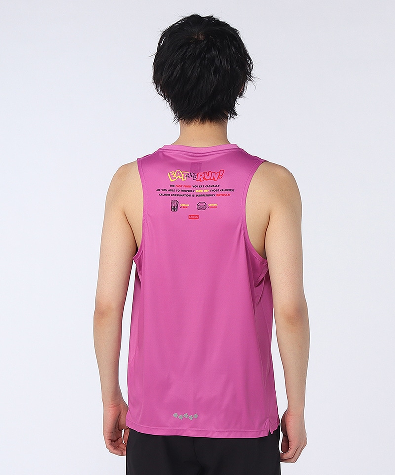 Running EAT and RUN Sleeveless Shirt|CHUMS(チャムス)|アウトドア