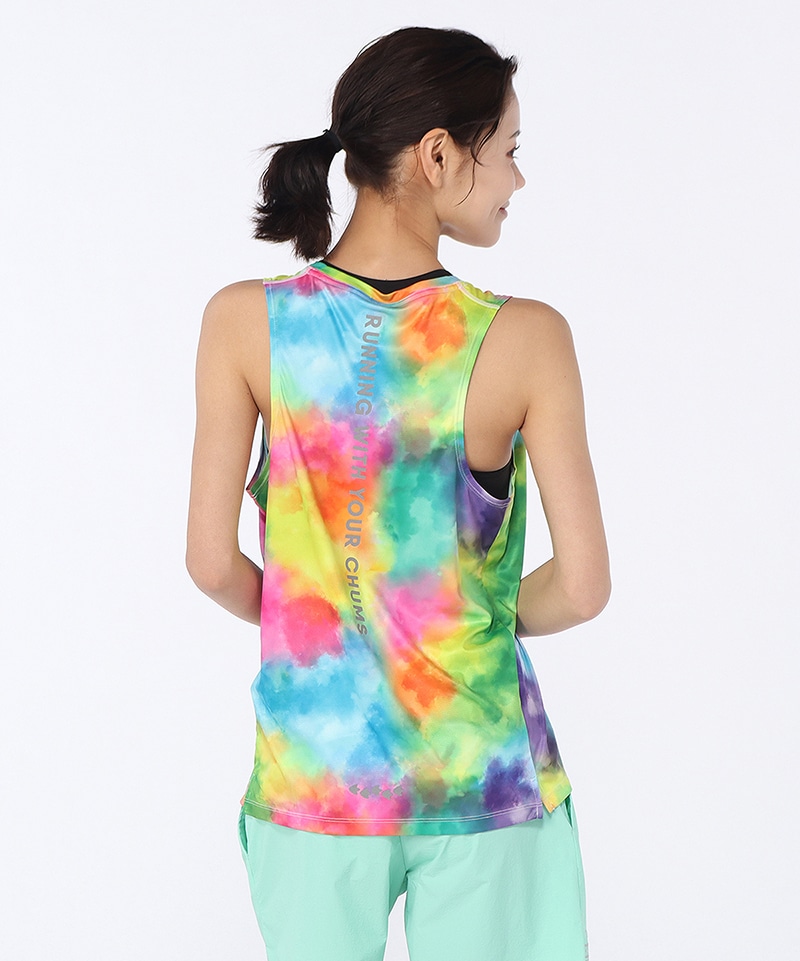 Running Patterned Sleeveless Shirt|CHUMS(チャムス)|アウトドア