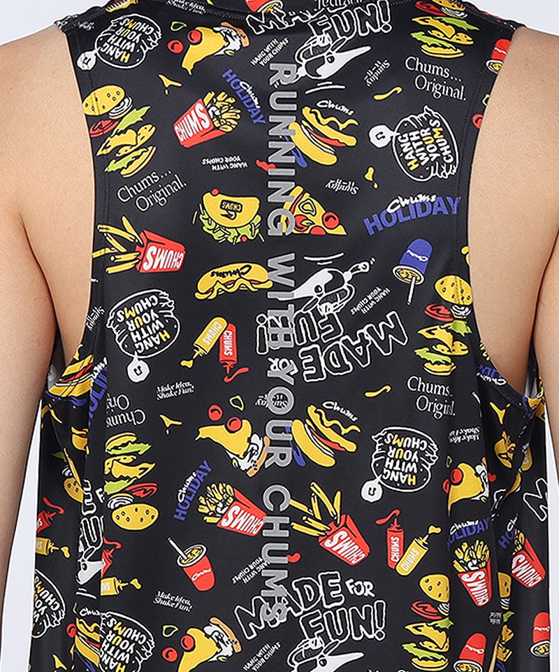 Running Patterned Sleeveless Shirt|CHUMS(チャムス)|アウトドア