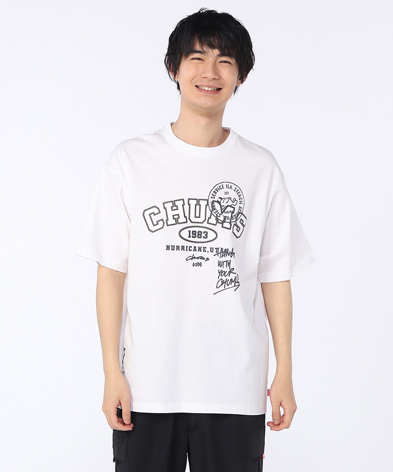 守矢努CHUMS College T-Shirt|CHUMS(チャムス)|アウトドアファッション