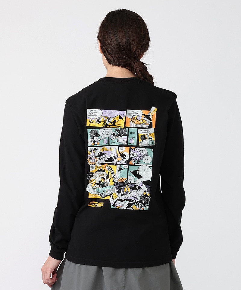 CHUMS チャムス　タペストリー　バナー CHUMS Comics Pocket Brushed L/S T-Shirt|CHUMS(チャムス)|アウトドア