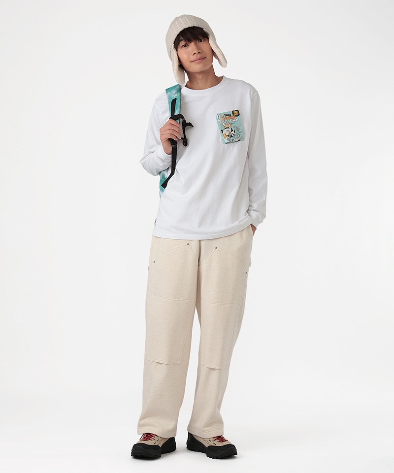 CHUMS Comics Pocket Brushed L/S T-Shirt|CHUMS(チャムス)|アウトドア