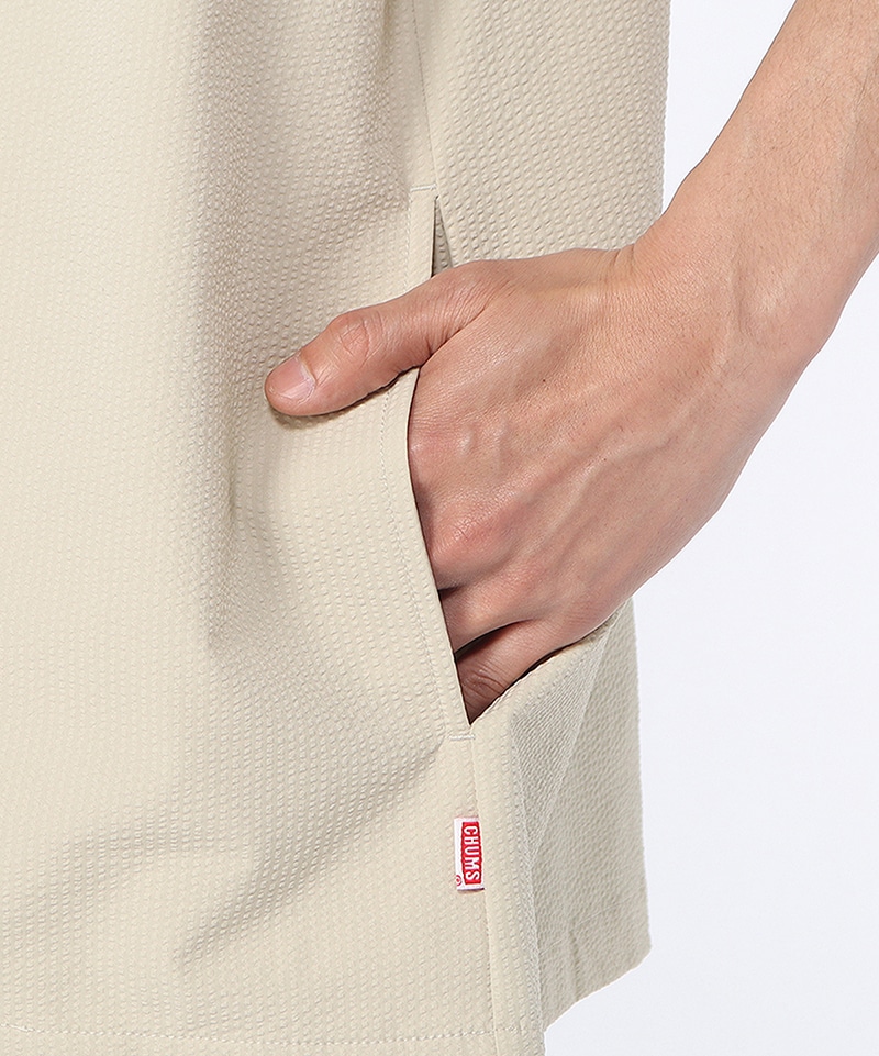 Seerchucker Stretch S/S Shirt|CHUMS(チャムス)|アウトドア