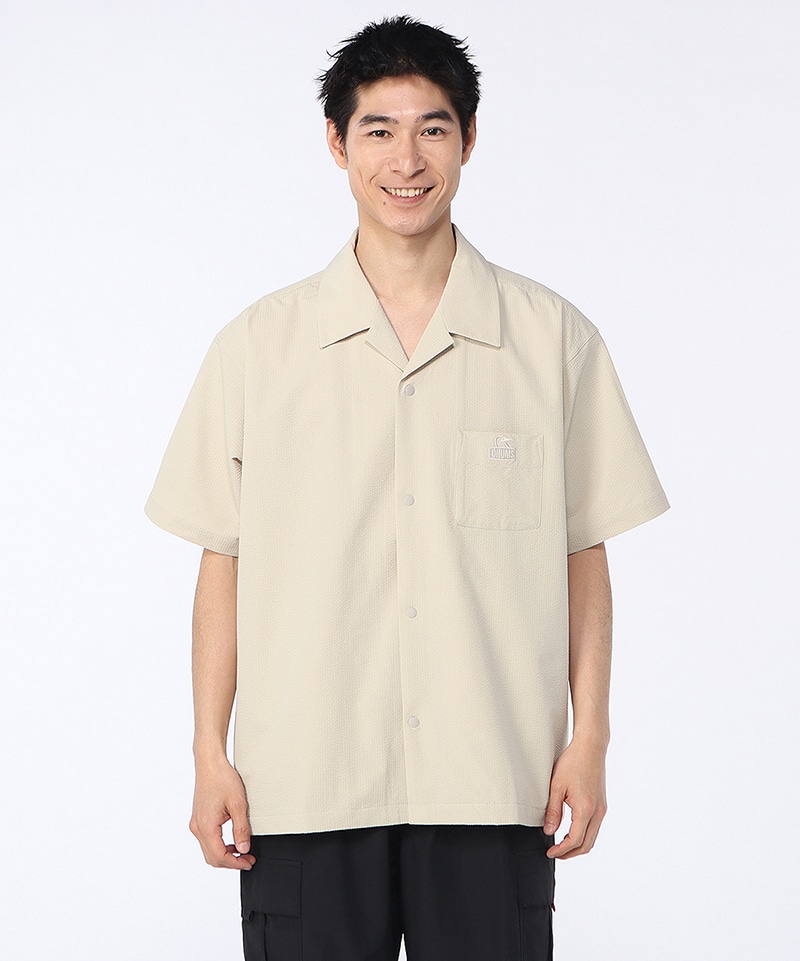 Seerchucker Stretch S/S Shirt|CHUMS(チャムス)|アウトドア