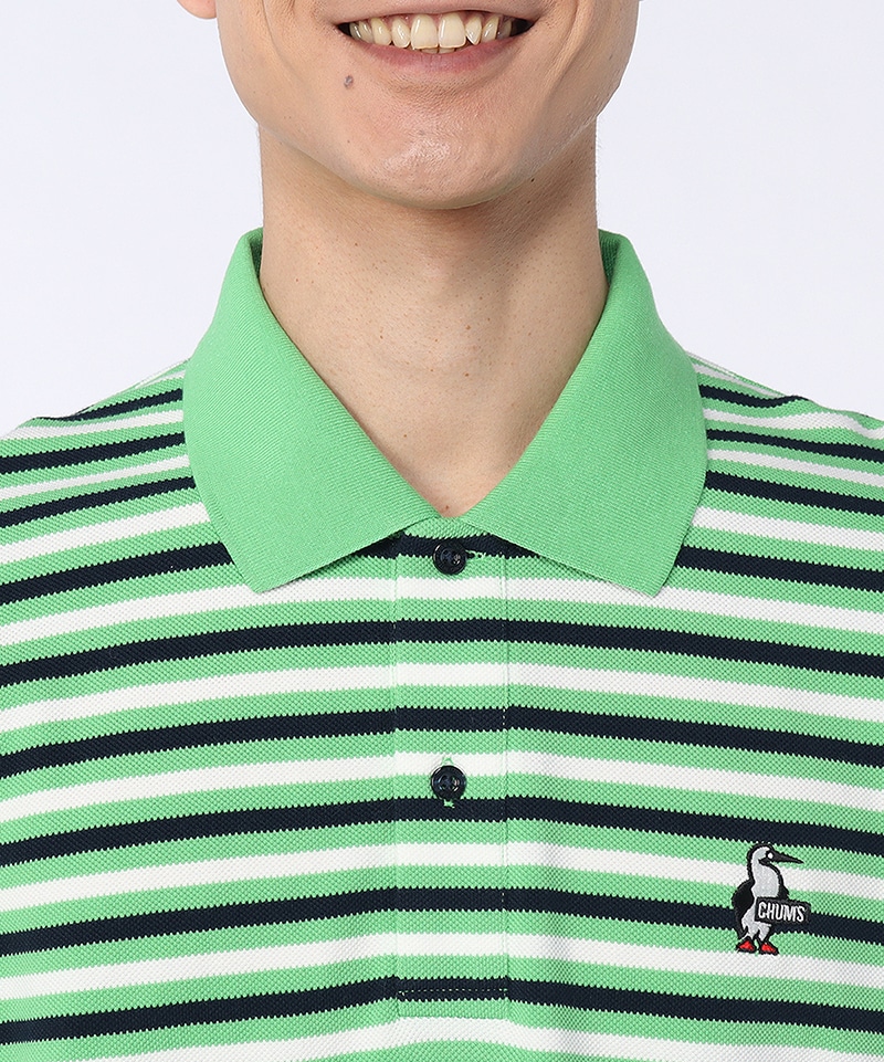 新品 44 19ss marni ボーダーポロ シャツ 緑 8813 Booby Border Polo Shirt|CHUMS(チャムス)|アウトドアファッション公式通販
