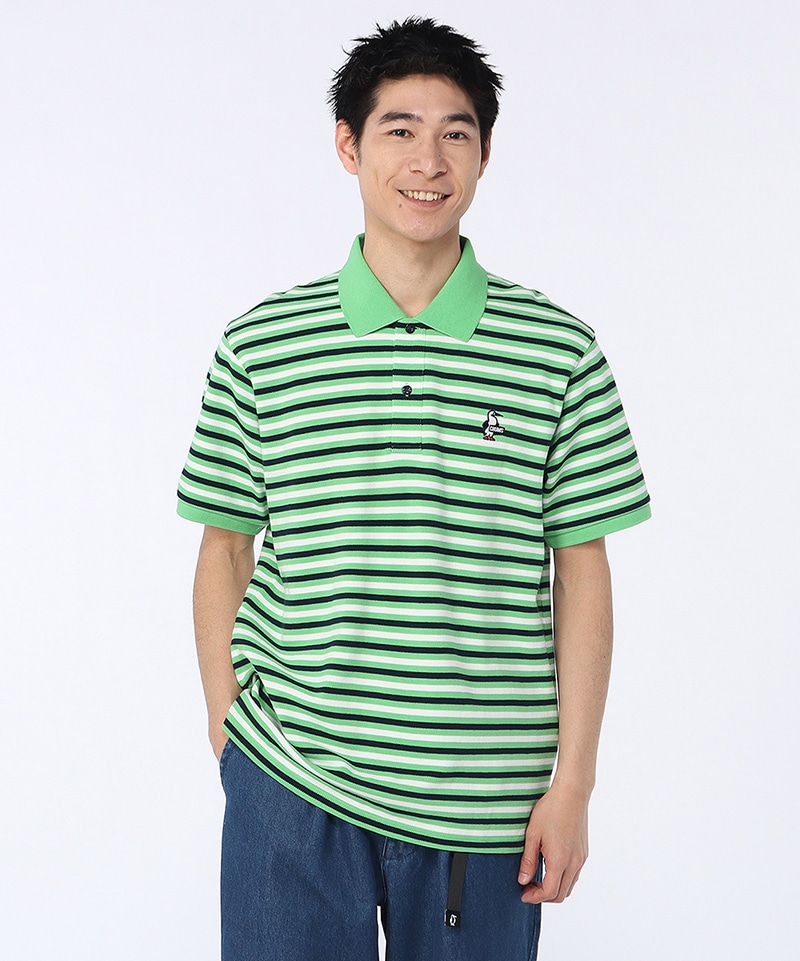 Booby Border Polo Shirt|CHUMS(チャムス)|アウトドアファッション公式通販