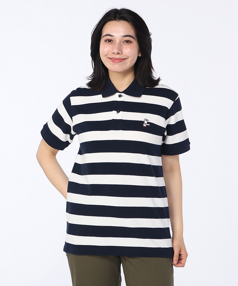 Booby Border Polo Shirt|CHUMS(チャムス)|アウトドアファッション公式通販