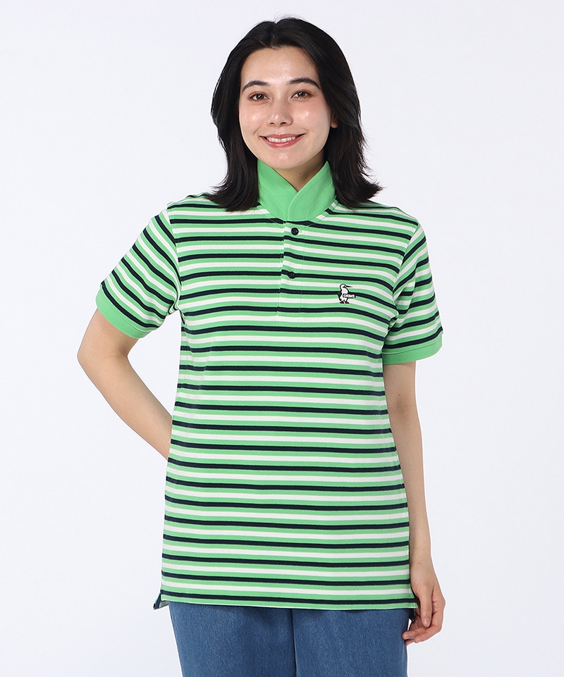 Booby Border Shawl Polo Shirt|CHUMS(チャムス)|アウトドア
