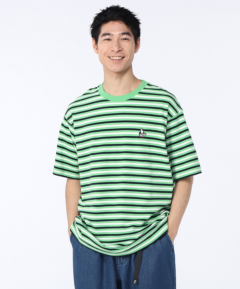 Booby Border Pique T-Shirt|CHUMS(チャムス)|アウトドアファッション