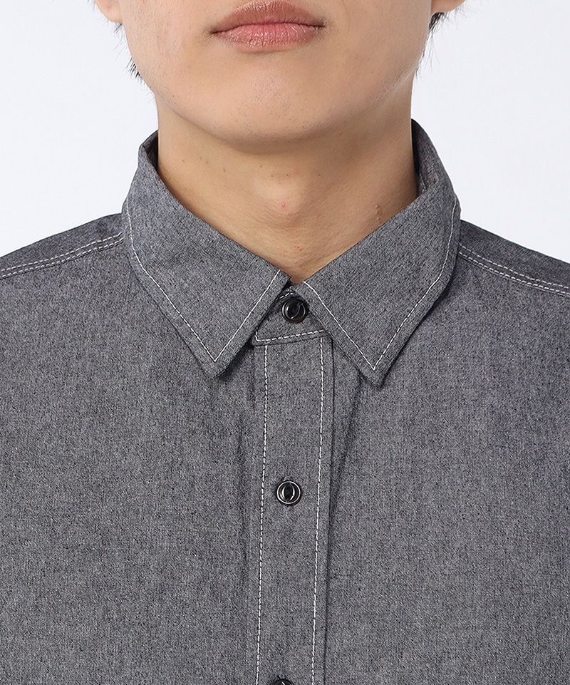 守矢努 Chambray L/S Shirt|CHUMS(チャムス)|アウトドアファッション