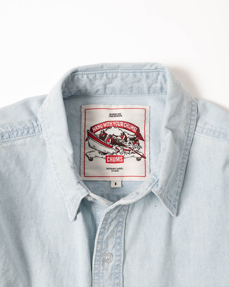 限定】Big Chambray Shirt|CHUMS(チャムス)|アウトドアファッション