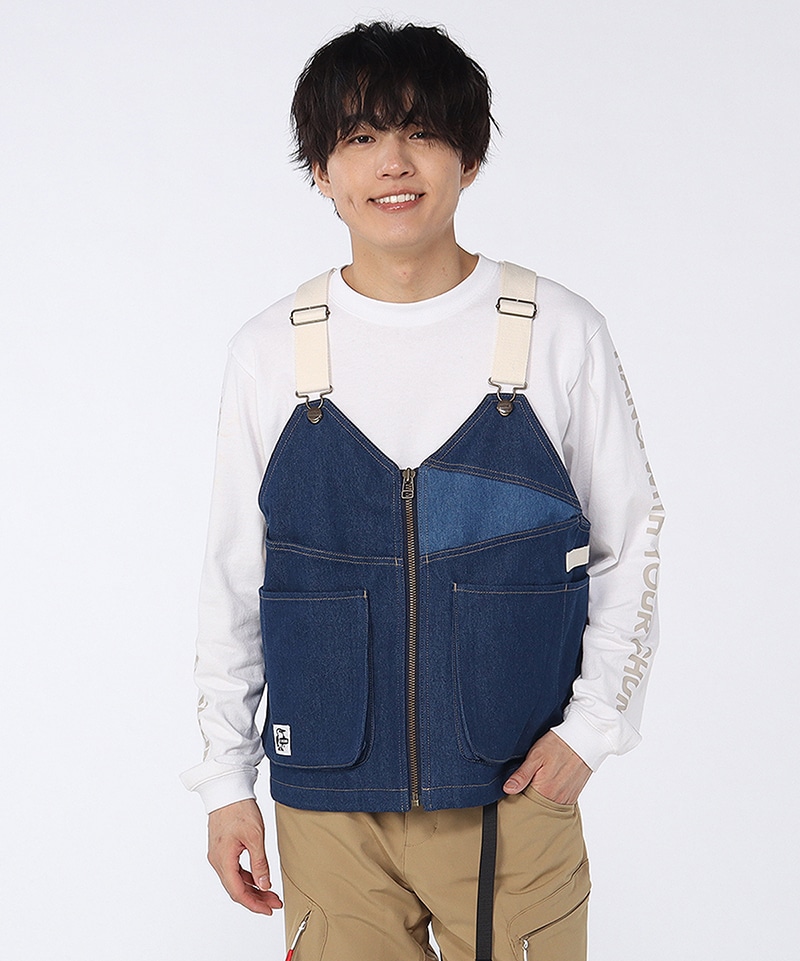限定】Denim Camping Vest|CHUMS(チャムス)|アウトドアファッション
