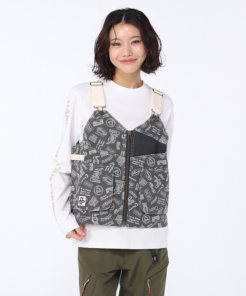 限定】Denim Camping Vest|CHUMS(チャムス)|アウトドアファッション 