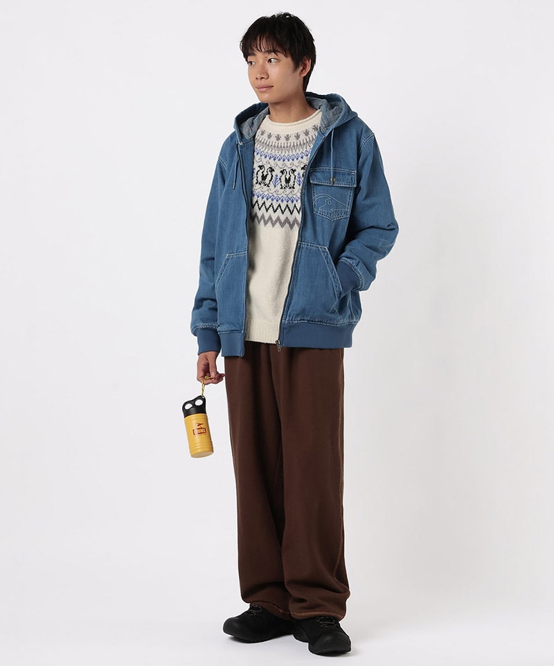 【1回着用のみ】CHUMS チャムス デニム ショップコート コーデュロイ XL Rainbow Denim Parka|CHUMS(チャムス)|アウトドアファッション公式通販