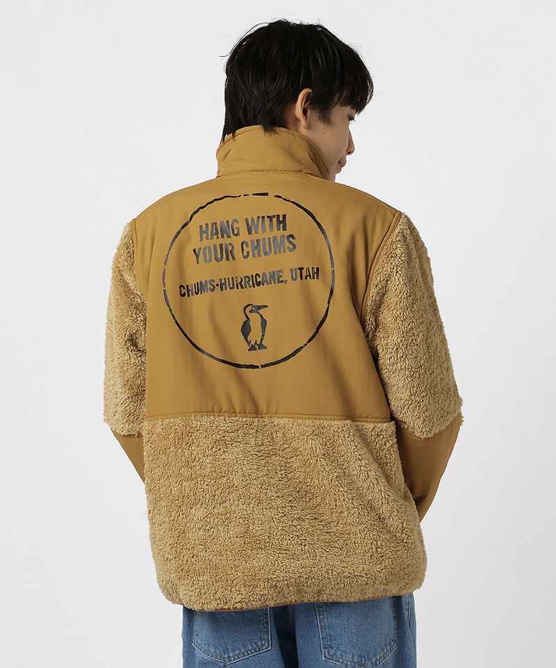守矢努 Bonding Fleece Jacket|CHUMS(チャムス)|アウトドア