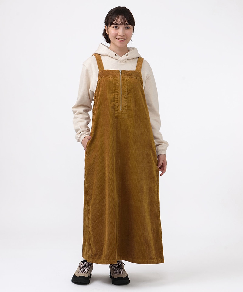 【新品】CHUMS オーバーオール　ジャンパースカート　コーデュロイ　Ｌサイズ Corduroy Jumper Skirt|CHUMS(チャムス)|アウトドアファッション公式通販