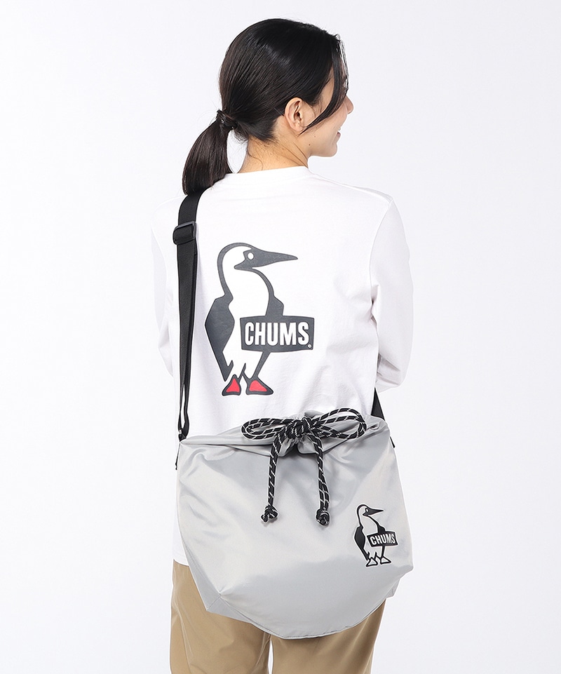 ショルダーバッグ Reversible Drawstring Bag Beige VIS｜【新色追加】【A4収納】リバーシブルハンドルワンショルダー