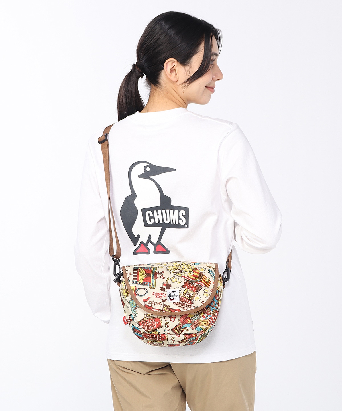 Recycle Mini Round Shoulder Bag|CHUMS(チャムス)|アウトドア