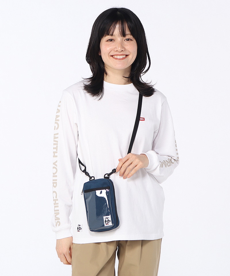 RV Smart Phone Shoulder Bag Sweat Nylon|CHUMS(チャムス)|アウトドア