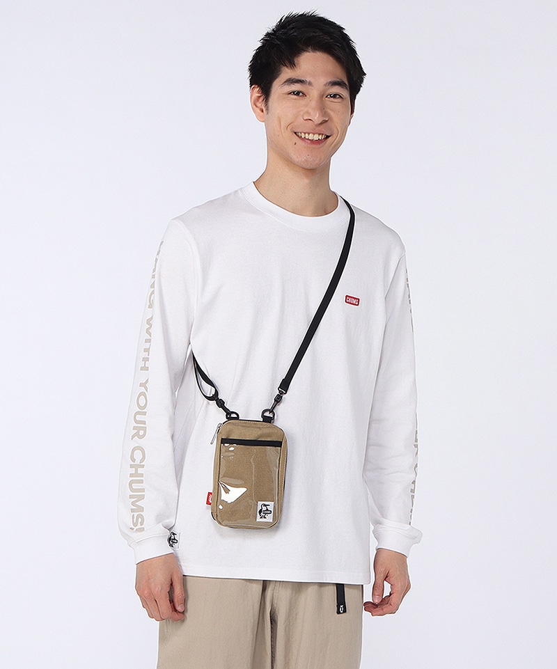 RV Smart Phone Shoulder Bag Sweat Nylon|CHUMS(チャムス)|アウトドア