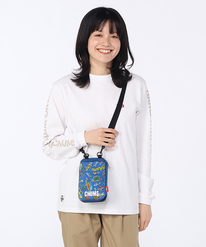 RV Smart Phone Shoulder Bag Sweat Nylon|CHUMS(チャムス)|アウトドア