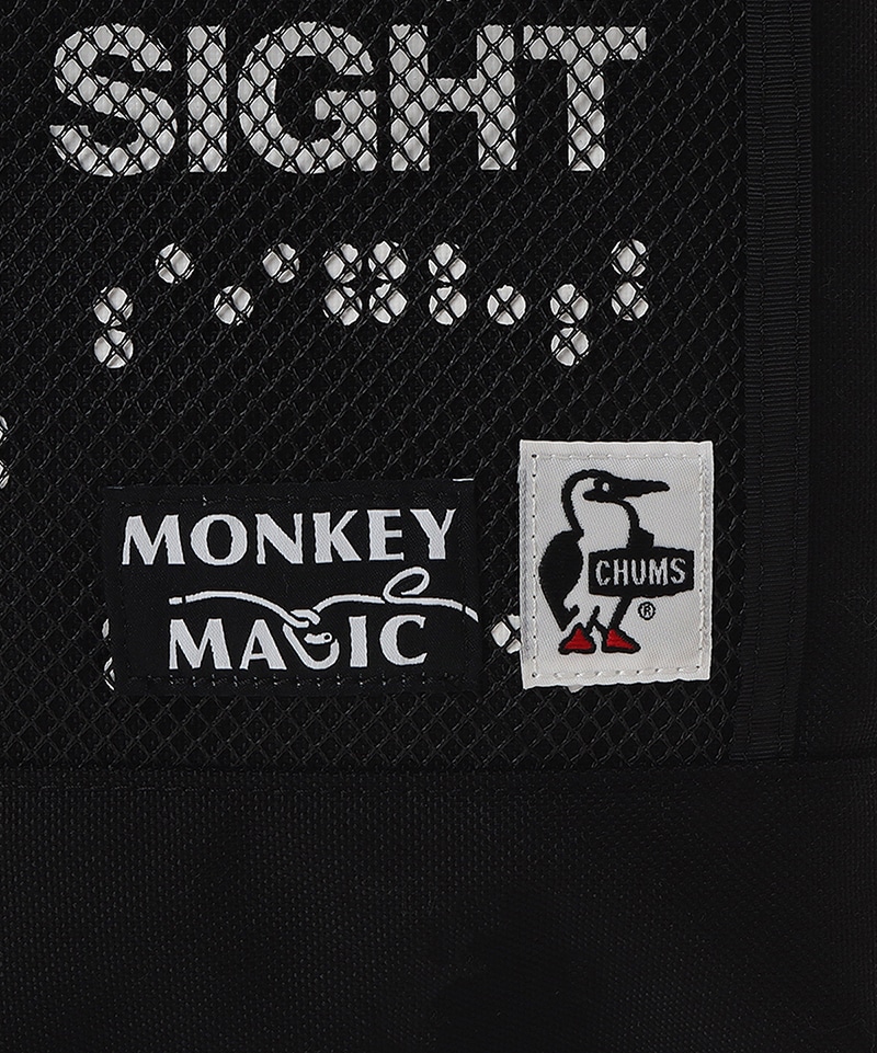 26 Monkey Magic Mesh Pocket Vertical Shoulder Bag|CHUMS(チャムス