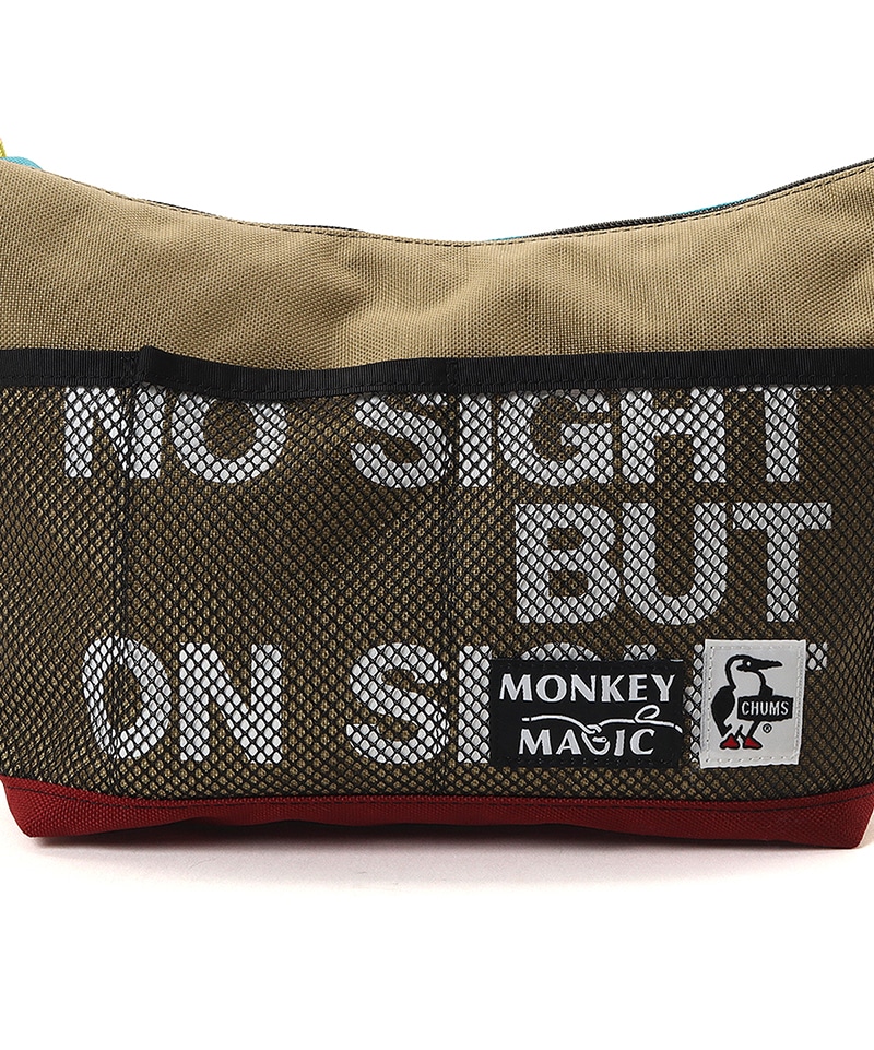 26 Monkey Magic Mesh Pocket Collect Shoulder Bag|CHUMS(チャムス