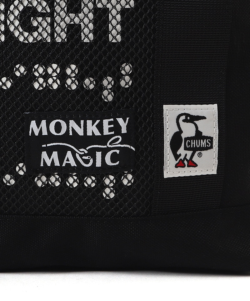 26 Monkey Magic Mesh Pocket Zip Tote Bag|CHUMS(チャムス 