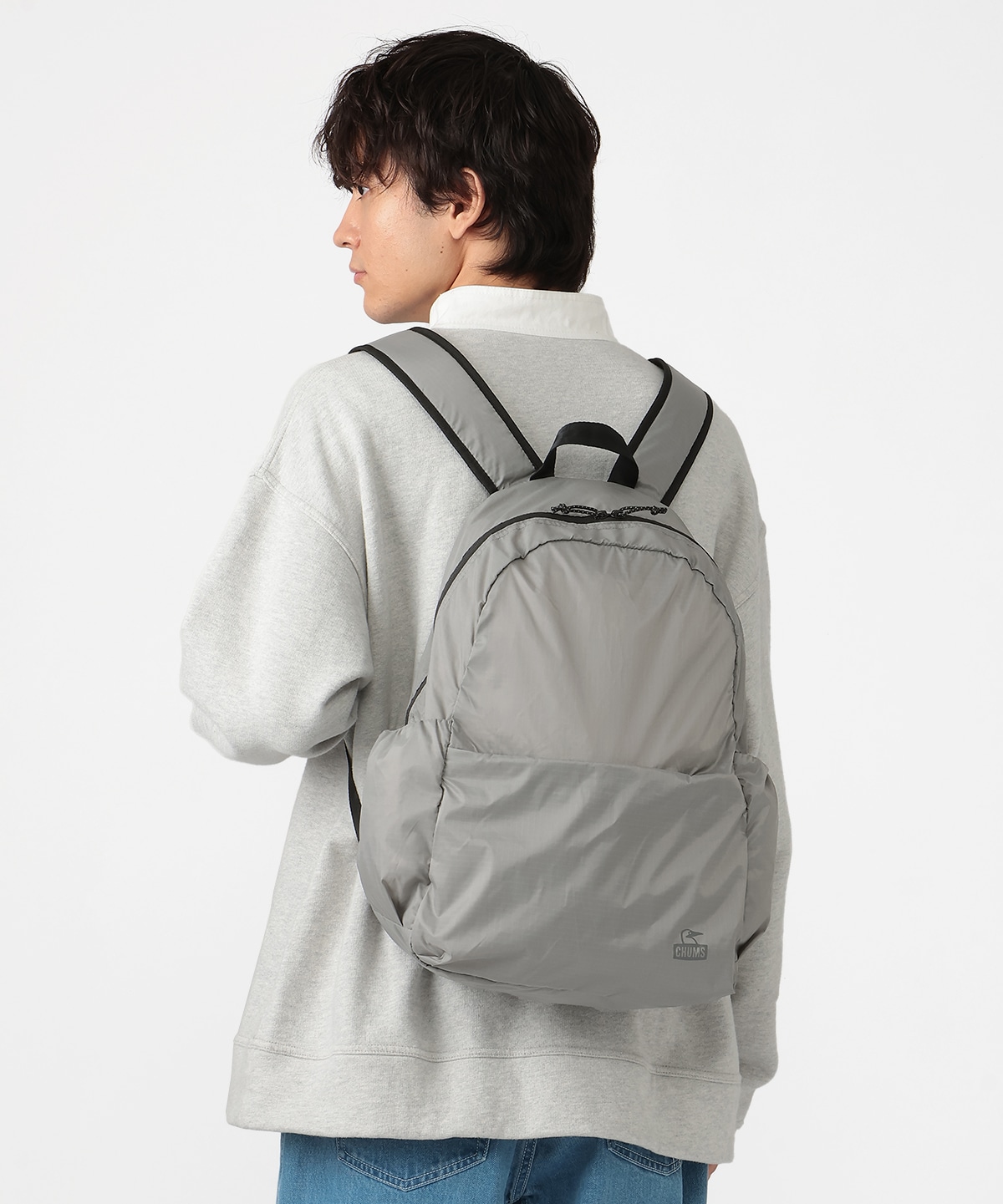 Pocketable day pack デイパック リュックサック薄い灰 Packable Day Pack|CHUMS(チャムス)|アウトドアファッション公式通販