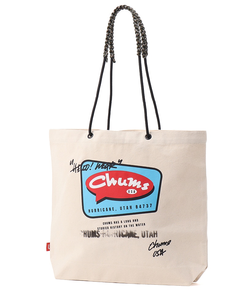 守矢努 Canvas Rope Tote Bag|CHUMS(チャムス)|アウトドアファッション