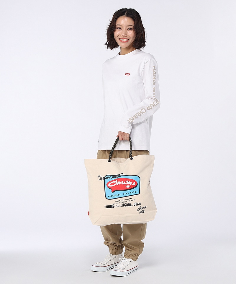 守矢努 Canvas Rope Tote Bag|CHUMS(チャムス)|アウトドアファッション