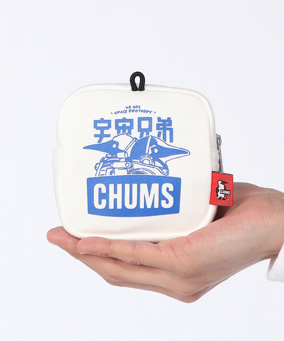 うちゅうせんポーチ Sサイズ×4点 モモンガポーチ 限定】CHUMS×宇宙兄弟 Square Pouch|CHUMS(チャムス)|アウトドア