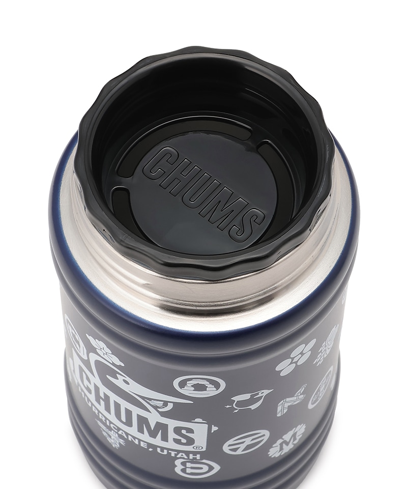 極美品✨　CHUMS　チャムズ　オーバオール　Travel　総柄　超ワイド Camper Wave Bottle 300ml Pattern|CHUMS(チャムス)|アウトドア