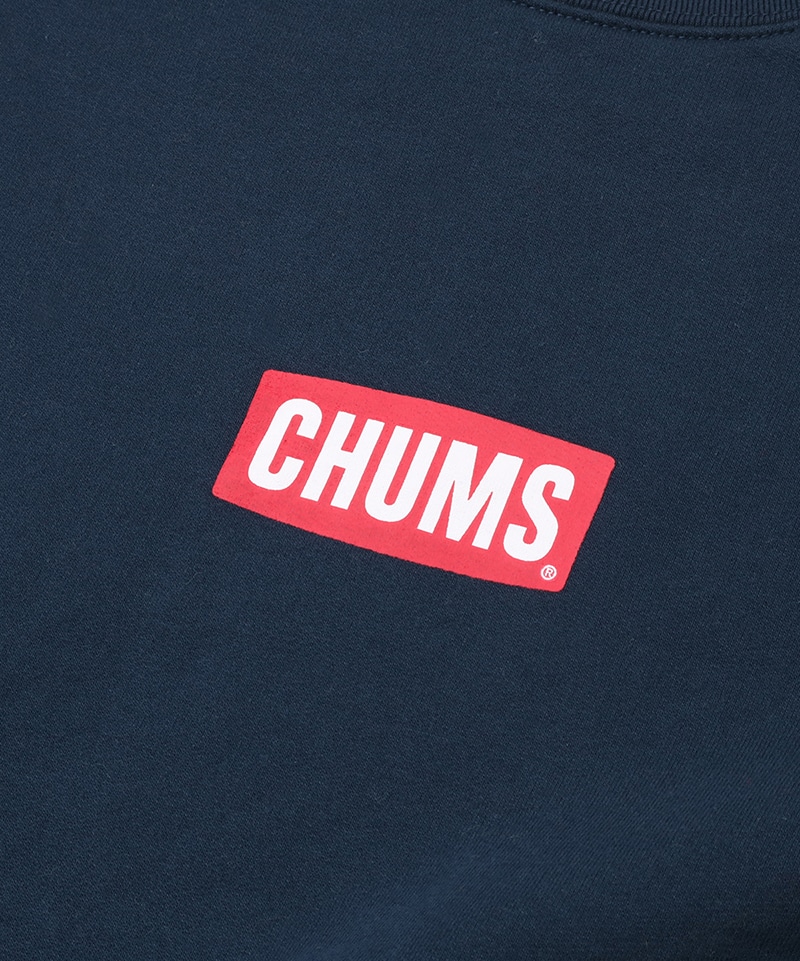 Oversized Mini CHUMS Logo Crew Top(オーバーサイズドミニチャムスロゴクルートップ(トップス/スウェット))