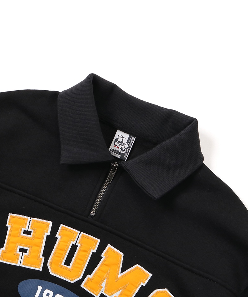 Myton CHUMS College Half Zip Sweat/マイトンチャムスカレッジハーフ