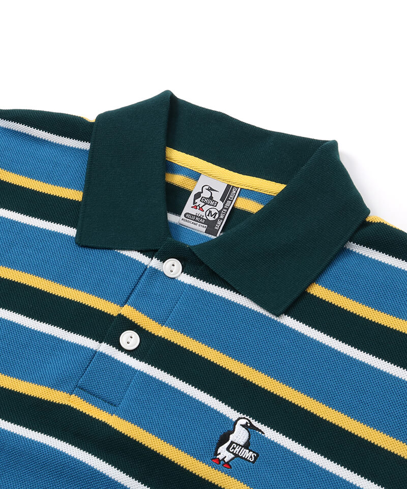 Booby Border Polo Shirt(ブービーボーダーポロシャツ(ポロシャツ｜トップス))