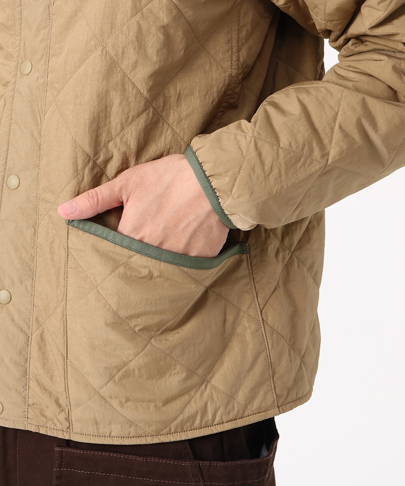 Kapok Quilting Reversible Jacket/カポックキルティングリバーシブル ...