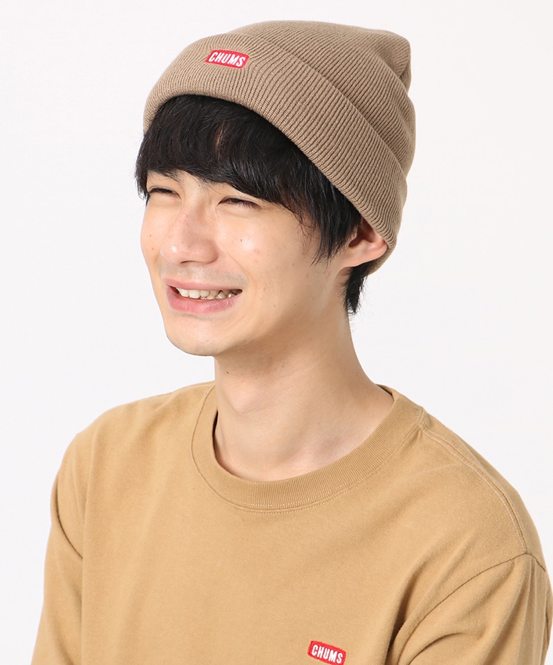 CHUMS Logo Short Knit Cap/チャムスロゴショートニットキャップ(帽子 ...