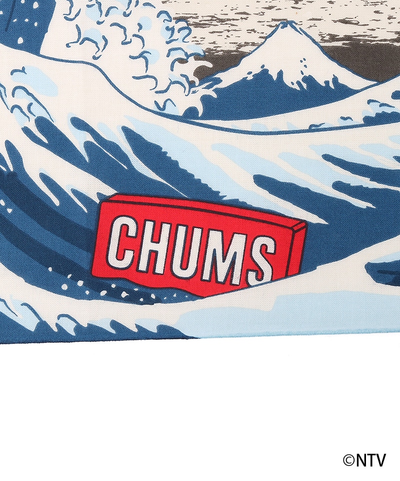 限定】CHUMS x 葛飾北斎 浪裏手ぬぐい/【限定】CHUMS x 葛飾北斎