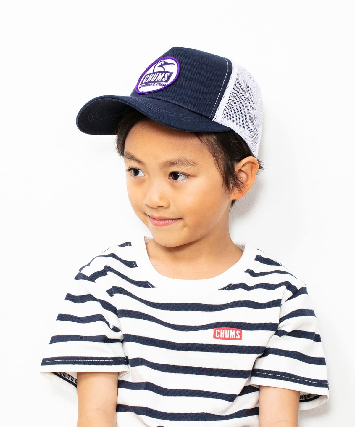 Kid S Booby Face Mesh Cap キッズブービーフェイスメッシュキャップ キッズ 帽子 Free Black キッズ Chums チャムス アウトドアファッション公式通販