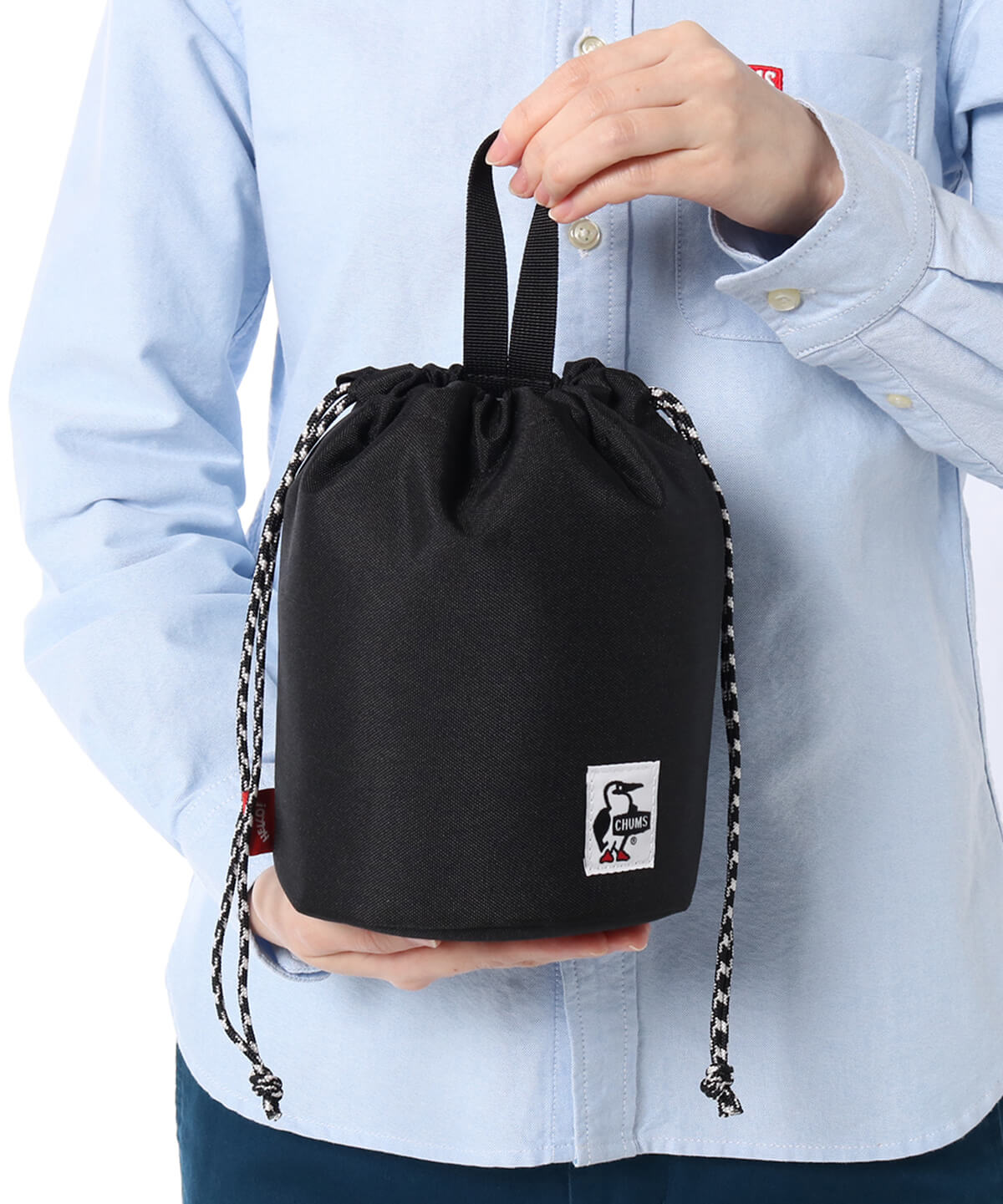 Recycle Stand Round Pouch/リサイクルスタンドラウンドポーチ(ポーチ｜ペンケース)(Free PW Bandana): 財布｜ ポーチ｜ケース|CHUMS(チャムス)|アウトドアファッション公式通販
